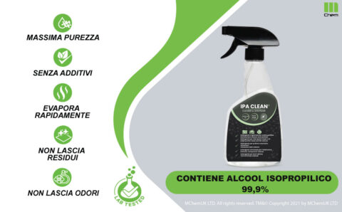 Foto FLYER - IPA Clean 500 ml Spray- perchè alcool isopropilico