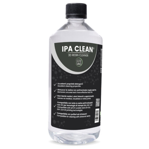 Alcool isopropilico 99,9% in flacone da 1000 ml , marca IPA Clean- isopropanolo