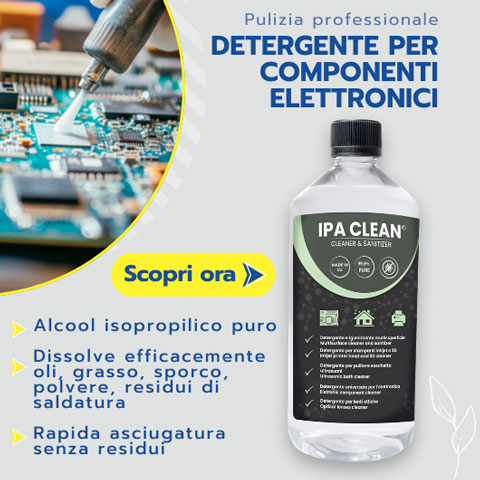 IPA Clean Alcol Isopropilico Isopropanolo Per Uso professionale